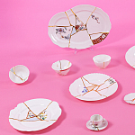 Десертная тарелка Seletti Kintsugi варинант исполнения - 2 | Loft Concept в Краснодаре