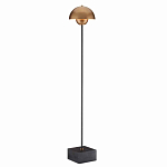 Торшер с куполообразным абажуром на чёрном мраморном основании Riverside Floor Lamp варинант исполнения - 2 | Loft Concept в Краснодаре