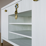 Комод-буфет Elsa Dreams White с открытыми полками   варинант исполнения - 7 | Loft Concept в Краснодаре