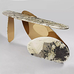 Консоль в виде овальных элементов Jinye console варинант исполнения - 2 | Loft Concept в Краснодаре