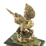 Часы настольные из натурального камня с декором в виде орла Eagle Stone Clock варинант исполнения - 9 | Loft Concept в Краснодаре