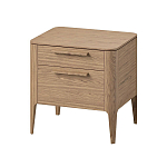 Тумба прикроватная с 2-мя выдвижными ящиками из массива дуба Type oak варинант исполнения - 1 | Loft Concept в Краснодаре