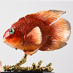 Статуэтка декоративная Рыбка-попугай Inhabitants of the Seas варинант исполнения - 5 | Loft Concept в Краснодаре