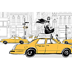 Megan Hess. New york: through a fashion eye варинант исполнения - 4 | Loft Concept в Краснодаре