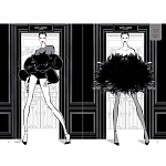 Megan Hess. Elegance варинант исполнения - 5 | Loft Concept в Краснодаре