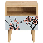 Прикроватная тумба с изображением на ящике Elise Nightstand варинант исполнения - 13 | Loft Concept в Краснодаре