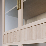 Витрина Primo со стеклянными фасадами и 2 ящиками Светлый дуб варинант исполнения - 6 | Loft Concept в Краснодаре