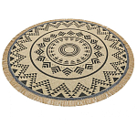 Ковер круглый из комбинированного состава Fantasy варинант исполнения - 3 | Loft Concept в Краснодаре