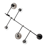 Бра с 5-ю плафонами разного диаметра и цвета Polyhedron варинант исполнения - 2 | Loft Concept в Краснодаре