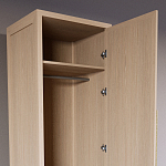 Узкий Шкаф Primo с 2 выдвижными ящиками Светлый дуб варинант исполнения - 6 | Loft Concept в Краснодаре