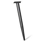 Обеденный стол с прямоугольной черно-золотой столешницей из стекла на 4-х металлических ножках Gold and Black Marble варинант исполнения - 5 | Loft Concept в Краснодаре