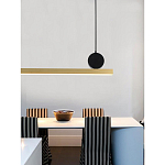 Люстра линейная светодиодная в минималистичном стиле New Age of Light варинант исполнения - 7 | Loft Concept в Краснодаре