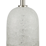 Настольная лампа с высоким тканевым абажуром Cracked Base варинант исполнения - 1 | Loft Concept в Краснодаре