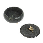 Шкатулка круглая из натурального камня змеевик Stone Casket варинант исполнения - 4 | Loft Concept в Краснодаре