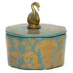 Фарфоровая шкатулка Swan Lake варинант исполнения - 5 | Loft Concept в Краснодаре