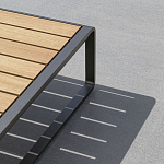 Шезлонг на металлическом каркасе с регулируемой спинкой GUELL Sunbed варинант исполнения - 5 | Loft Concept в Краснодаре