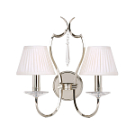 Бра с 2-мя лампами и подвеской из прозрачного стекла Elstead Lighting варинант исполнения - 2 | Loft Concept в Краснодаре