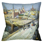 Подушка декоративная Москворецкий мост Impressionism in Art варинант исполнения - 1 | Loft Concept в Краснодаре