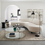 Приставной стол из сплава алюминия Solaris варинант исполнения - 3 | Loft Concept в Краснодаре