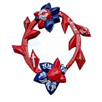 Зеркало овальное Love God варинант исполнения - 1 | Loft Concept в Краснодаре