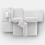 Модульный диван трансформер Harn в стиле минимализм  варинант исполнения - 2 | Loft Concept в Краснодаре