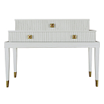 Премиальная Консоль с тремя ящиками Elsa Dreams White варинант исполнения - 4 | Loft Concept в Краснодаре