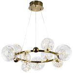 Дизайнерская кольцевая люстра с гирляндой внутри стеклянных плафонов Iona Garland Chandelier 9 варинант исполнения - 2 | Loft Concept в Краснодаре