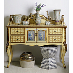 Комод деревянный Illustration of flowers варинант исполнения - 7 | Loft Concept в Краснодаре