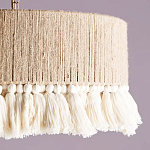 Люстра круглая плетеная с кисточками Solar Glow варинант исполнения - 7 | Loft Concept в Краснодаре