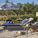 Диван-шезлонг черный Annet варинант исполнения - 7 | Loft Concept в Краснодаре