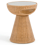 Приставной стол из ротанга Rattany варинант исполнения - 1 | Loft Concept в Краснодаре