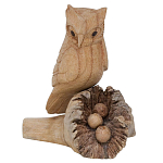 Статуэтка из дерева сова Animals of the World варинант исполнения - 3 | Loft Concept в Краснодаре