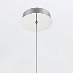 Подвесной светильник хромированного цвета с прозрачным цилиндрическим стеклянным плафоном Eurofase варинант исполнения - 7 | Loft Concept в Краснодаре