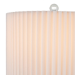 Настольная лампа с прозрачным корпусом и фактурным абажуром Charm and Luxury варинант исполнения - 2 | Loft Concept в Краснодаре