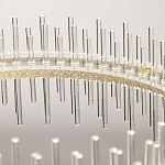 Люстра круглая с прозрачными стеклянными трубками 51 см Nembus варинант исполнения - 12 | Loft Concept в Краснодаре