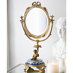 Настольное зеркало в бронзовой рамке Eden Garden варинант исполнения - 4 | Loft Concept в Краснодаре