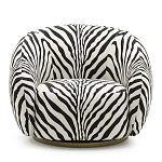 Кресло Bear с принтом Зебра варинант исполнения - 2 | Loft Concept в Краснодаре