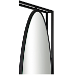 Зеркало овальное в металлической оправе в стиле лофт Urban Style Space варинант исполнения - 2 | Loft Concept в Краснодаре