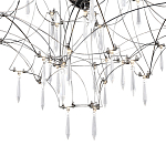 Потолочный светильник с тонким металлическим каркасом цвета хром Quasar варинант исполнения - 4 | Loft Concept в Краснодаре