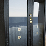 Дизайнерский шкаф витрина Elsa Dreams Black с 4-мя ящиками варинант исполнения - 4 | Loft Concept в Краснодаре