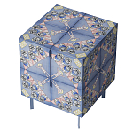 Тумба Short Ufo Blue варинант исполнения - 3 | Loft Concept в Краснодаре