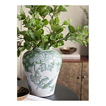 Ваза с зелеными цветочными и птичьими мотивами Vase Inspired by Nature варинант исполнения - 5 | Loft Concept в Краснодаре