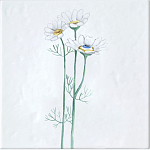 Плитка с узором Ромашки варинант исполнения - 2 | Loft Concept в Краснодаре