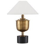 Настольная лампа с конусовидным тканевым абажуром Striving for Excellence варинант исполнения - 2 | Loft Concept в Краснодаре