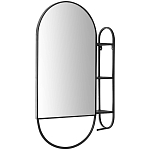 Овальное настенное зеркало с боковым креплением Cole Industrial Mood Mirror варинант исполнения - 1 | Loft Concept в Краснодаре