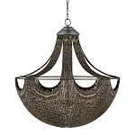 Люстра в форме колокола с декором из тонких железных нитей Jagged Pattern варинант исполнения - 4 | Loft Concept в Краснодаре