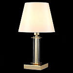 Настольная лампа с белым тканевым абажуром в форме конуса Laurent варинант исполнения - 7 | Loft Concept в Краснодаре