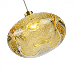 Подвесной светильник с прозрачным стеклянным плафоном округлой формы Effervia  варинант исполнения - 11 | Loft Concept в Краснодаре