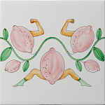 Плитка дизайнерская Сила в лимонах варинант исполнения - 2 | Loft Concept в Краснодаре