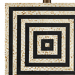 Настольная лампа с квадратным основанием и прямоугольным абажуром Neat Lines варинант исполнения - 1 | Loft Concept в Краснодаре